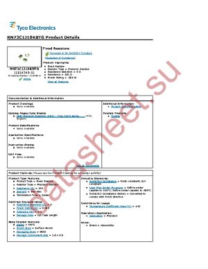 RN73C1J10KBTG datasheet  